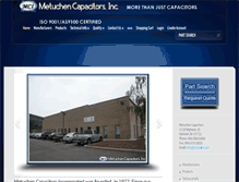 Tablet Screenshot of metcaps.com